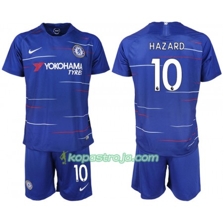 Billiga Fotbollströjor Chelsea HAZARD 10 Barn Hemma tröja 2018/19 Kortärmad